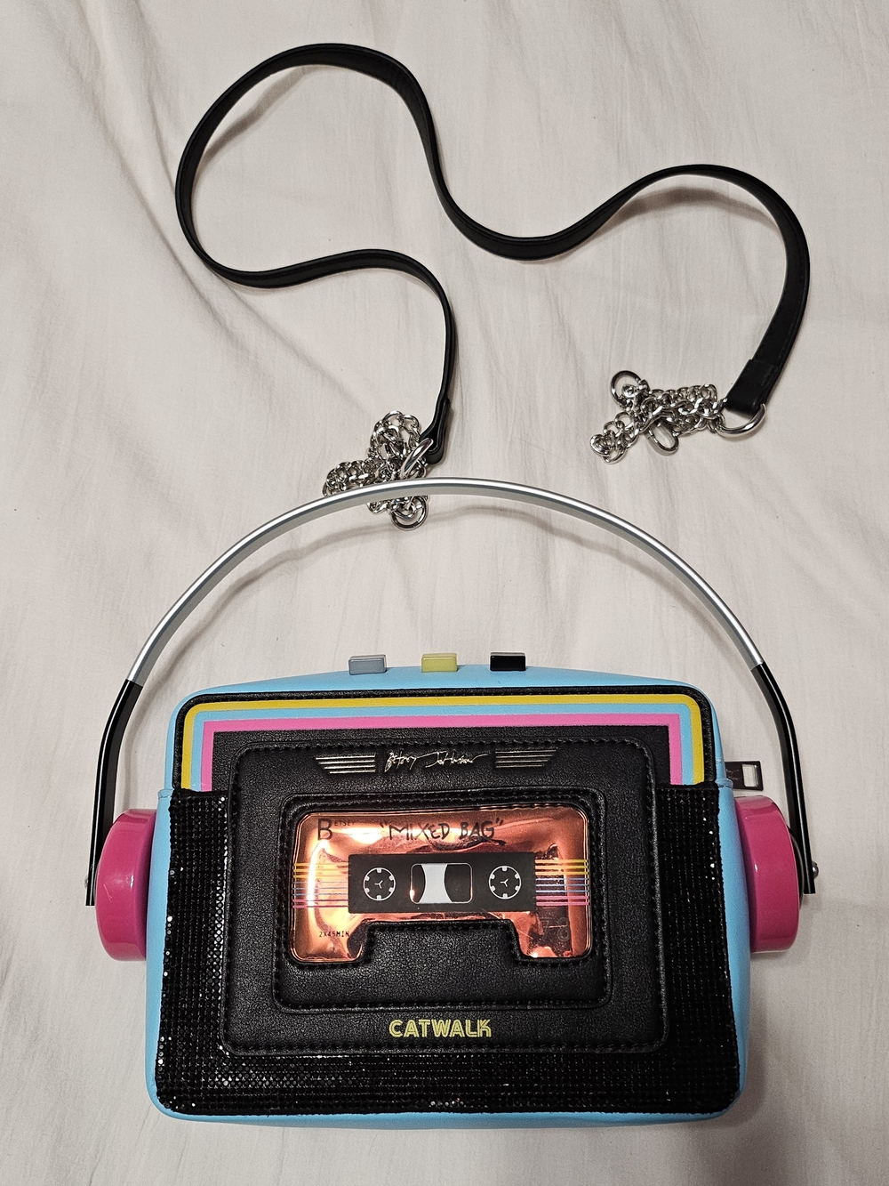 Betsey Johnson Runnin' Man Crossbody Bag
